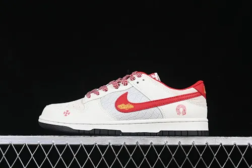 All categories Nk SB Dunk Series Nk SB Dunk Low High-end customized low-top sneakers Nk SB Dunk Low Year of the Snake limited edition Lucky Cloud Red Hook Anniversary high-end customized low-top casual sneakers DJ2024-094